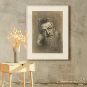 William Morris Portrait Original Drawing