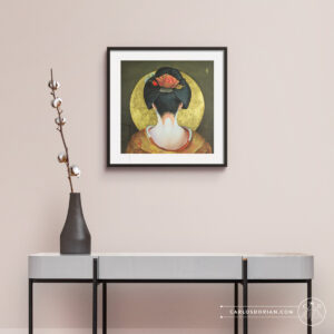 Maiko Oil Painting Giclée Fine Art Print