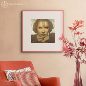 Greta Garbo The Sphinx Portrait Giclée Fine Art Print