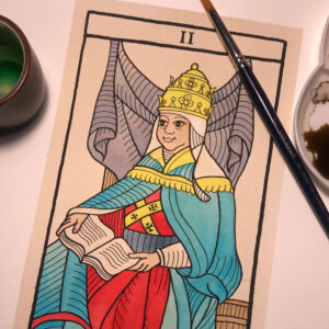Carlos Dorian Tarot Drawings Watercolor -Art Prints