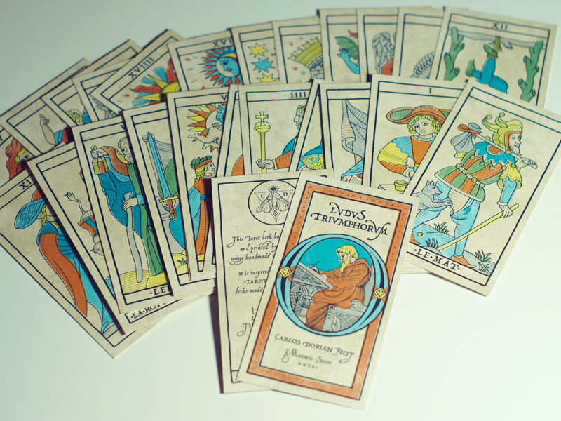 Carlos Dorian Tarot Marseille Ludus Triumphorum Deck