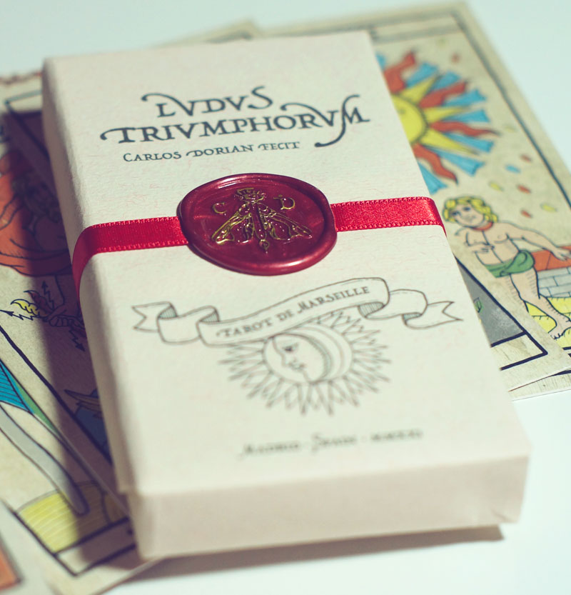 Carlos Dorian Tarot Marseille Ludus Triumphorum Packaging