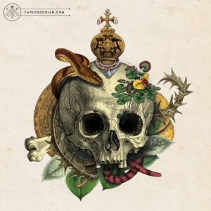 Vanitas, Digital Collage, Fine Art Print. Limited Edition