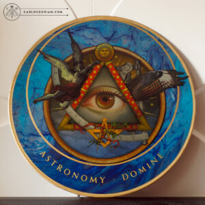 Astronomy Domine, Freemason Esoteric Collage on vinyl record