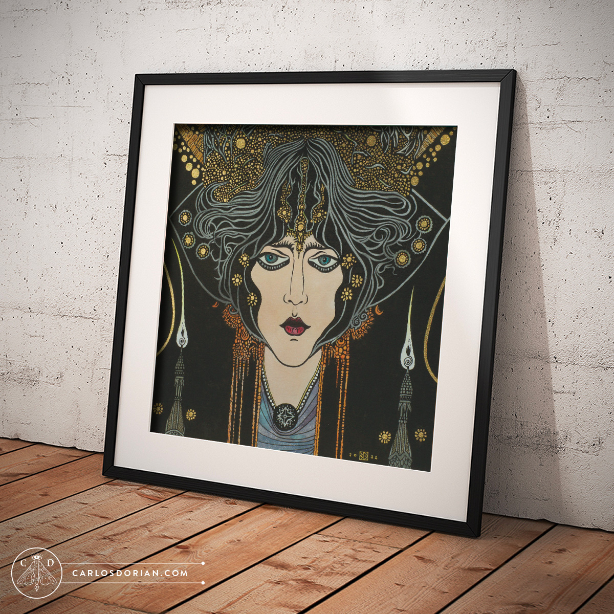 Fëanor Curufinwë Ink Drawing Watercolor