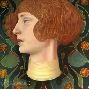 Quattrocento Portrait Oil Painting